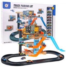 4-level parking garage for kids with cars 3+