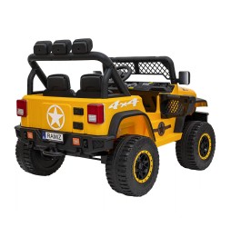 Geoland Power Off-Road Car for 2 Kids Yellow