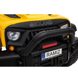 Geoland Power Off-Road Car for 2 Kids Yellow