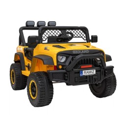 Mașină off-road Geoland Power pentru 2 copii galben