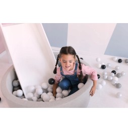 Dry Ball Pit 90x30 cm Gray