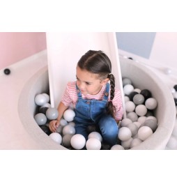 Dry Ball Pit 90x30 cm Gray