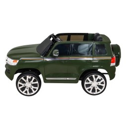 Green Toyota Land Cruiser Battery Car with Remote