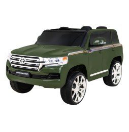 Green Toyota Land Cruiser Battery Car with Remote