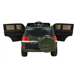 Green Toyota Land Cruiser Battery Car with Remote