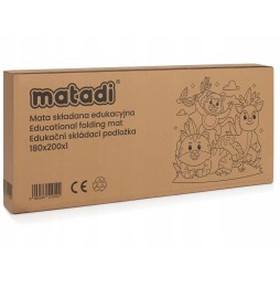 Dwustronna mata piankowa dla dzieci Matadi 180x200