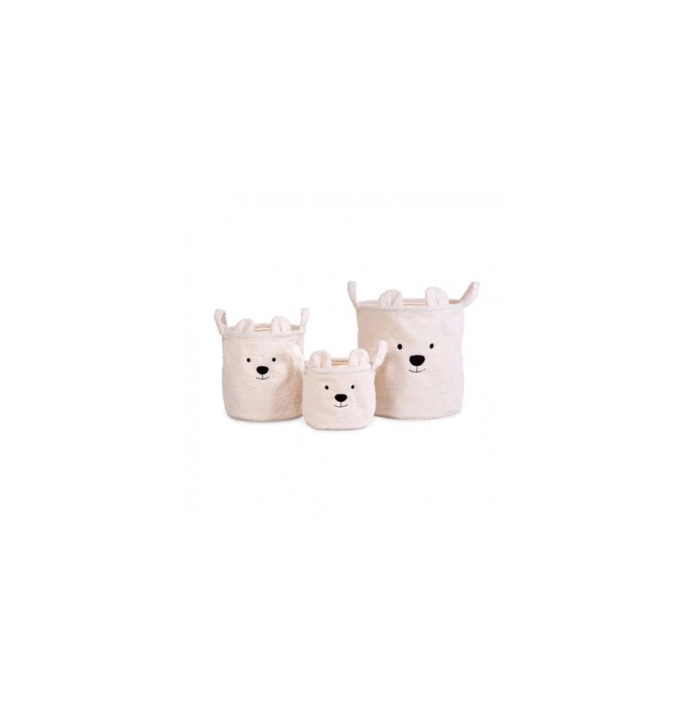 Childhome Teddy Bear Storage Basket Set