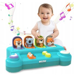 Interactive Animal Pop-up Toy for Babies