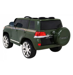 Green Toyota Land Cruiser Battery Car with Remote