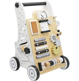 Wooden Interactive Push Walker for Kids