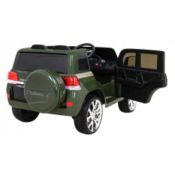 Green Toyota Land Cruiser Battery Car with Remote