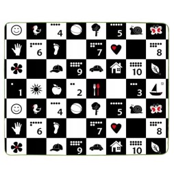 Educational Contrast Foam Mat 100x150 cm