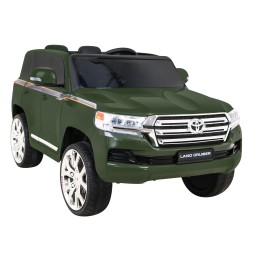 Green Toyota Land Cruiser Battery Car with Remote