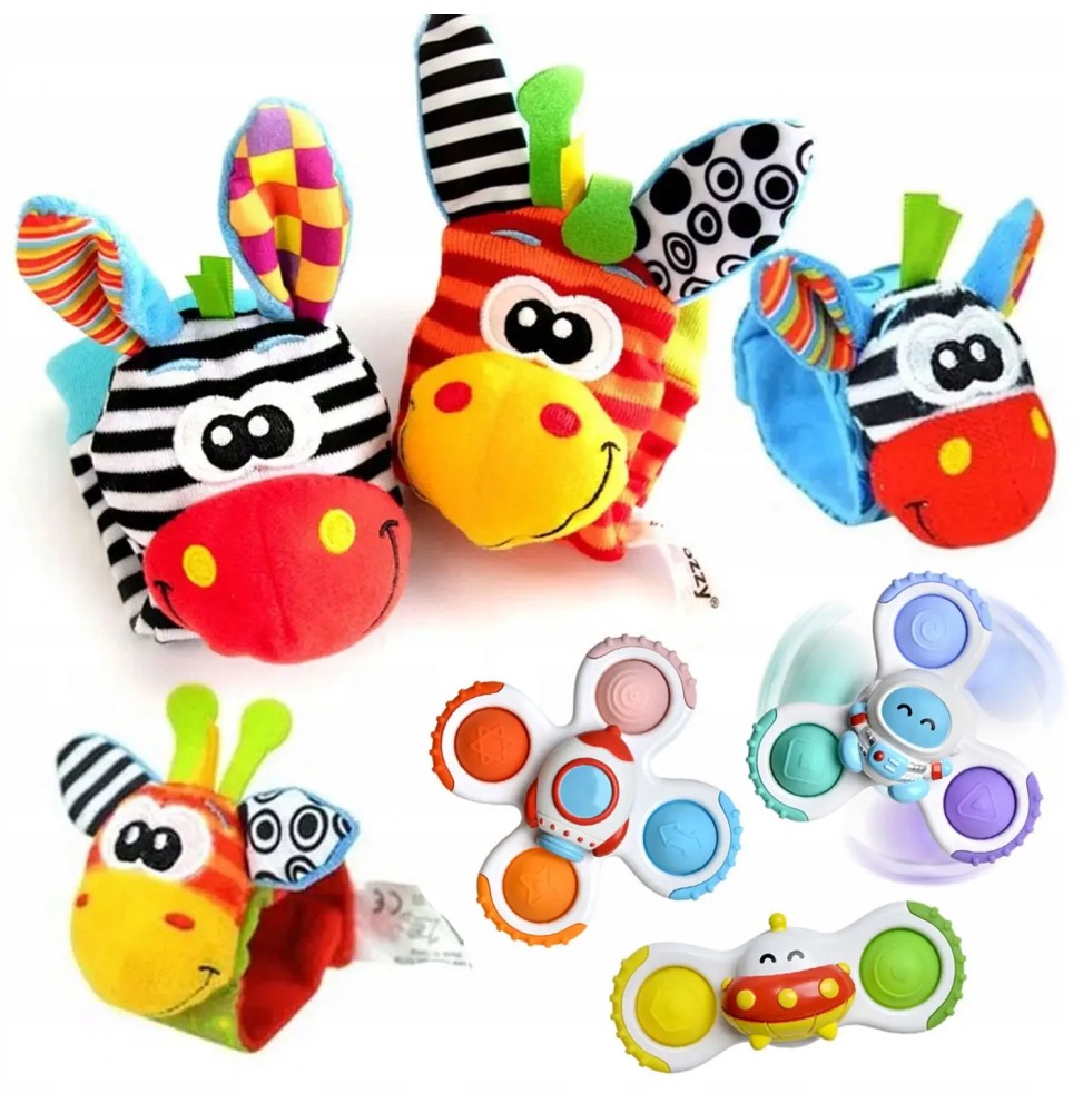 Infant Rattle and Spinner Set