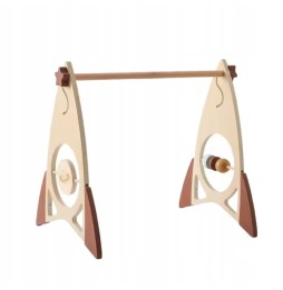 Wooden Rocket Gym Stand for Infants