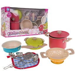 Colorful Pots and Accessories Set for Kids