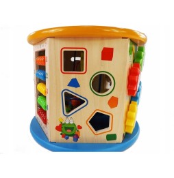 Wooden Educational Cube 8in1 for Kids