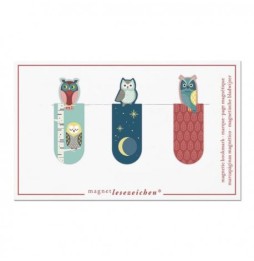 Magnetic Bookmarks - Night Owls | Moses