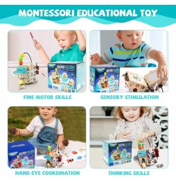 Carte Montessori senzorială pentru bebeluși