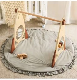 Wooden Rocket Gym Stand for Infants