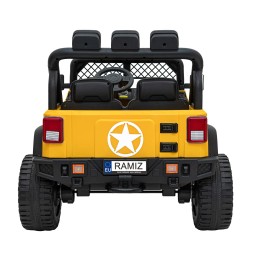 Geoland Power Off-Road Car for 2 Kids Yellow