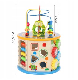 Wooden Educational Cube 8in1 for Kids