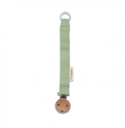 Filibabba Pacifier Clip Tender Green