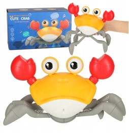 Interactive Crawling Crab - Red