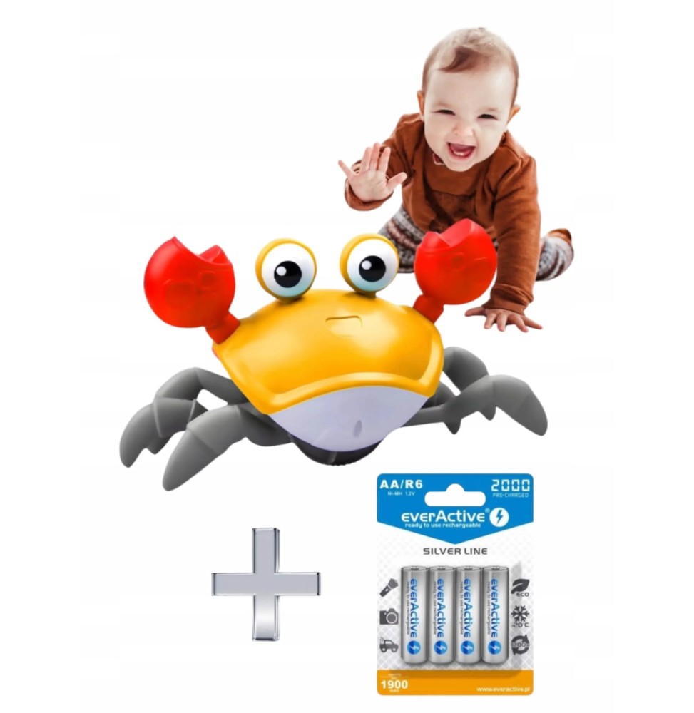 Interactive Crawling Crab Toy for Kids