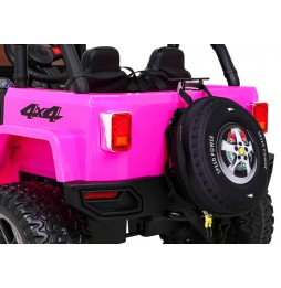 Mașină off-road jeep monster 4x4 roz pentru copii