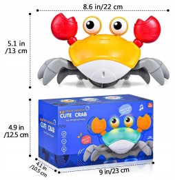 Interactive Crawling Crab Toy for Kids