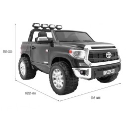 Toyota tundra xxl dla dzieci - czarny z pilotem i audio