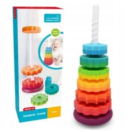 Rainbow Spiral Stacking Toy Bam Bam