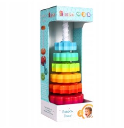 Rainbow Spiral Stacking Toy Bam Bam