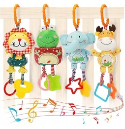 Baby Rattles Set of 4 Animals