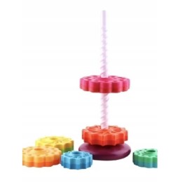 Rainbow Spiral Stacking Toy Bam Bam