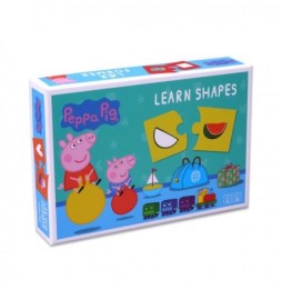 Learning Shapes Puzzle Set, 10 Puzzles, 20 Pieces