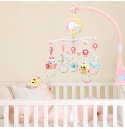 Crib Mobile with Music Box and Remote Control