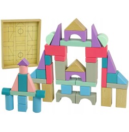 Educational Wooden Toy 55 Pieces for Kids