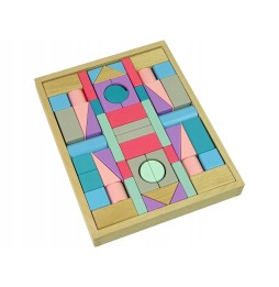 Educational Wooden Toy 55 Pieces for Kids