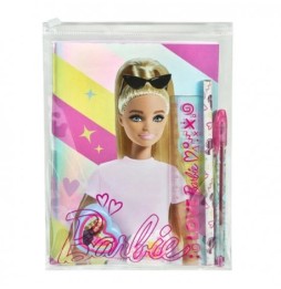 Set 7 rechizite Barbie în etui