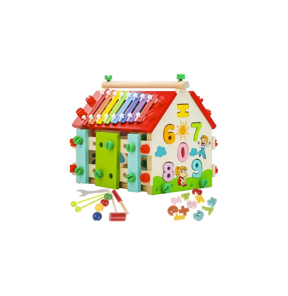 Wooden Montessori House for Kids