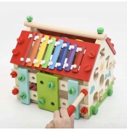 Wooden Montessori House for Kids