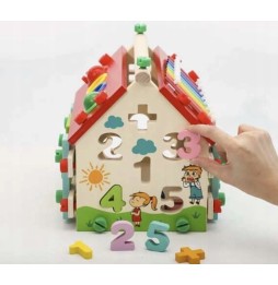 Wooden Montessori House for Kids