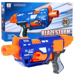 Electric Blaze Storm Gun for Kids with Foam Bullets