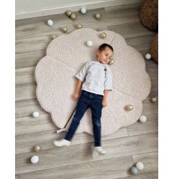 Fluffy Flower Foam Play Mat for Kids