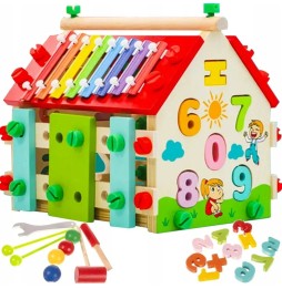 Wooden Montessori House for Kids