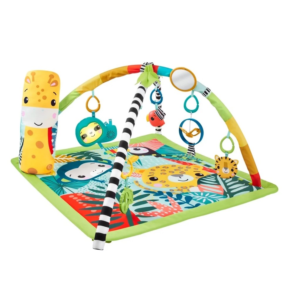 Fisher-Price Mata edukacyjna 3w1 Las tropikalny HJW08