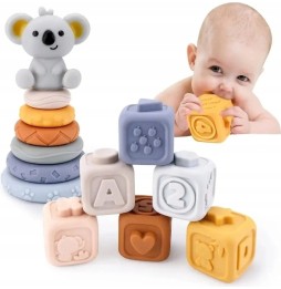 Soft Rubber Sensory Blocks for Kids