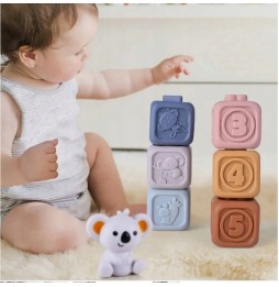 Soft Rubber Sensory Blocks for Kids